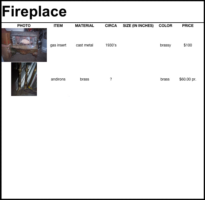fireplace